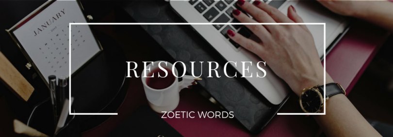 zoetic words resources