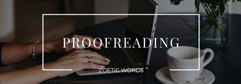 zoetic words service proofreading