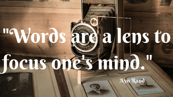 Words are a lens